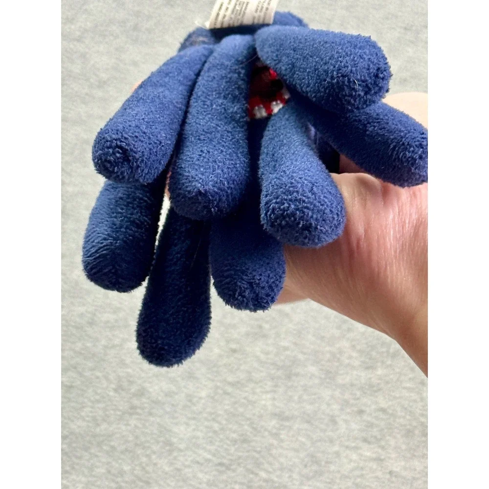 Minecraft Squid Plush Mojang 2014 Navy Blue Pixelated Stuffed Animal Toy 7 Inch